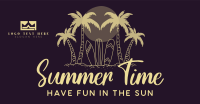 Summer Beach Surf Facebook Ad Design