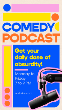 Daily Comedy Podcast TikTok Video Image Preview