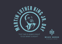 Martin Luther King Jr Day Postcard Image Preview