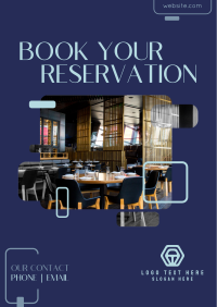 Restaurant Booking Poster Image Preview