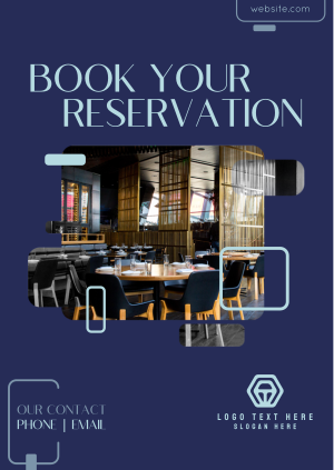 Restaurant Booking Poster Image Preview