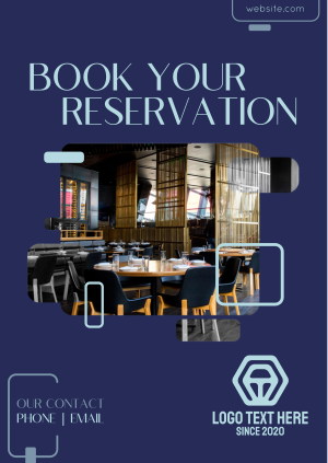 Restaurant Booking Poster