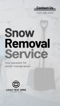 Snow Removal Assistant Instagram Reel Preview