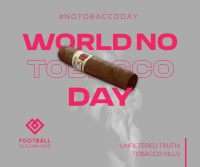 World No Tobacco Day Facebook Post Design