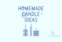 Handcrafted Candles Pinterest Cover Design