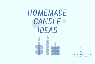 Handcrafted Candles Pinterest board cover Image Preview