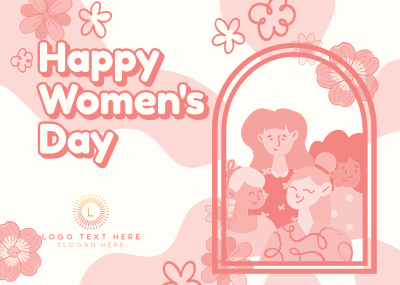 World Women's Day Postcard Image Preview
