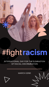 Elimination of Racial Discrimination YouTube Short Design