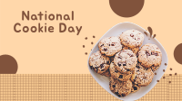 Cute Cookie Day Facebook event cover Image Preview