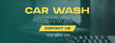 Professional Car Wash Service Facebook cover Image Preview