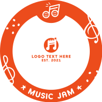 Music Jam Facebook Profile Picture Design