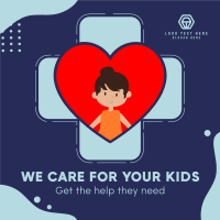 Care for your kids Instagram post Image Preview