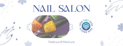 Modern Nail Salon Facebook cover Image Preview