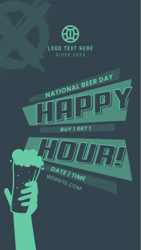 Beer Day Promo Facebook Story Design