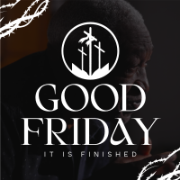 Simple Good Friday Linkedin Post Image Preview