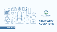 Camp Week  Adventure Facebook event cover Image Preview