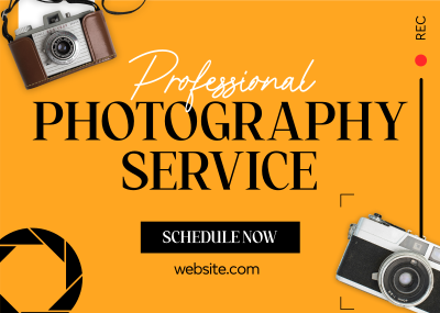 Professional Photography Postcard Image Preview