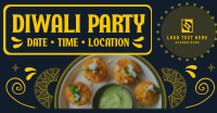Playful Retro Diwali Facebook Ad Preview
