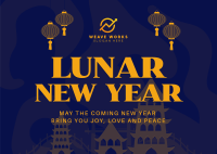 Lunar Celebrations Postcard Image Preview