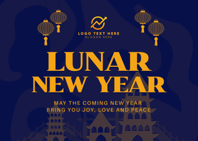 Lunar Celebrations Postcard Image Preview