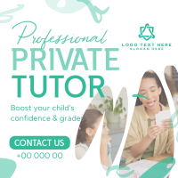 Private Tutor Linkedin Post Design