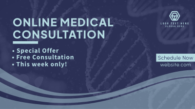 Medical Silhouette Facebook event cover Image Preview