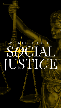 Minimalist Social Justice Facebook Story Design