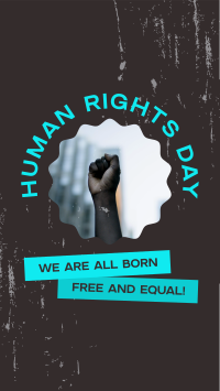 Human Rights Protest TikTok video Image Preview