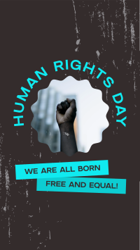 Human Rights Protest TikTok Video Image Preview