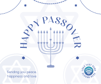 Happy Passover Greetings Facebook post Image Preview
