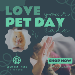 Love Your Pet Day Sale Instagram post Image Preview