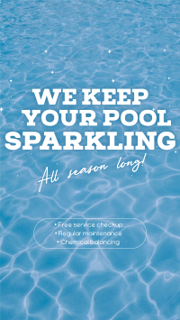 Sparkling Pool Services TikTok video Image Preview