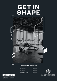 Gym Membership Poster Design