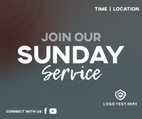 Sunday Service Facebook Post Image Preview