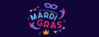 Mardi Gras Festival Facebook Cover Design