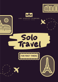 Stickers Solo Traveler Poster Image Preview