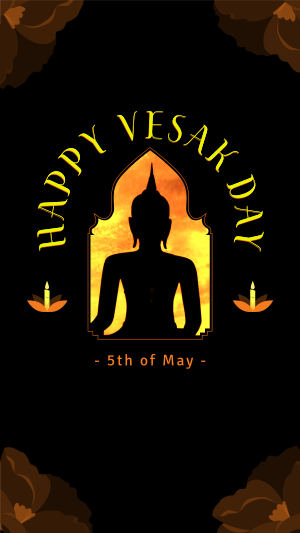 Celebrate Vesak Day Instagram story Image Preview