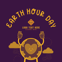 Earth Hour Greeting Celebration Instagram Post Design