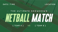 Minimalist Netball Match Animation Preview