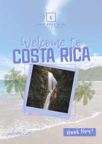 Paradise At Costa Rica Poster Design