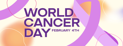 Gradient World Cancer Day Facebook cover Image Preview