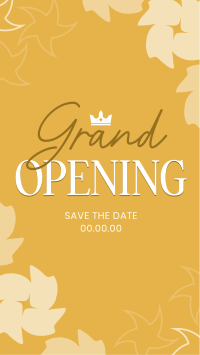 Crown Grand Opening Instagram story Image Preview