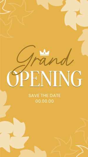 Crown Grand Opening Instagram story Image Preview