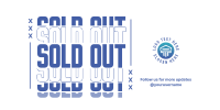 Sold Out Announcement Twitter post Image Preview