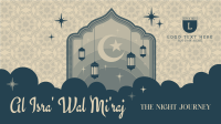 Al Isra wal Mi'raj Greeting Animation Image Preview