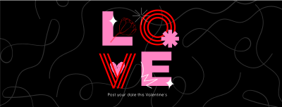 Valentine's Date Facebook cover Image Preview