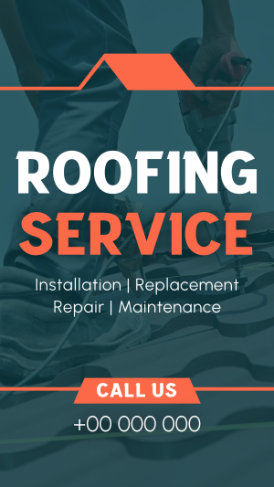 Roofing Professional Services Facebook story Image Preview