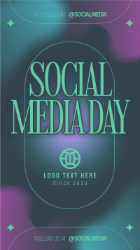 Minimalist Social Media Day Facebook story Image Preview