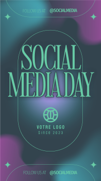 Minimalist Social Media Day Facebook story Image Preview