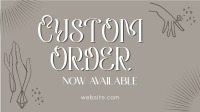 Order Custom Jewelry Facebook Event Cover Design